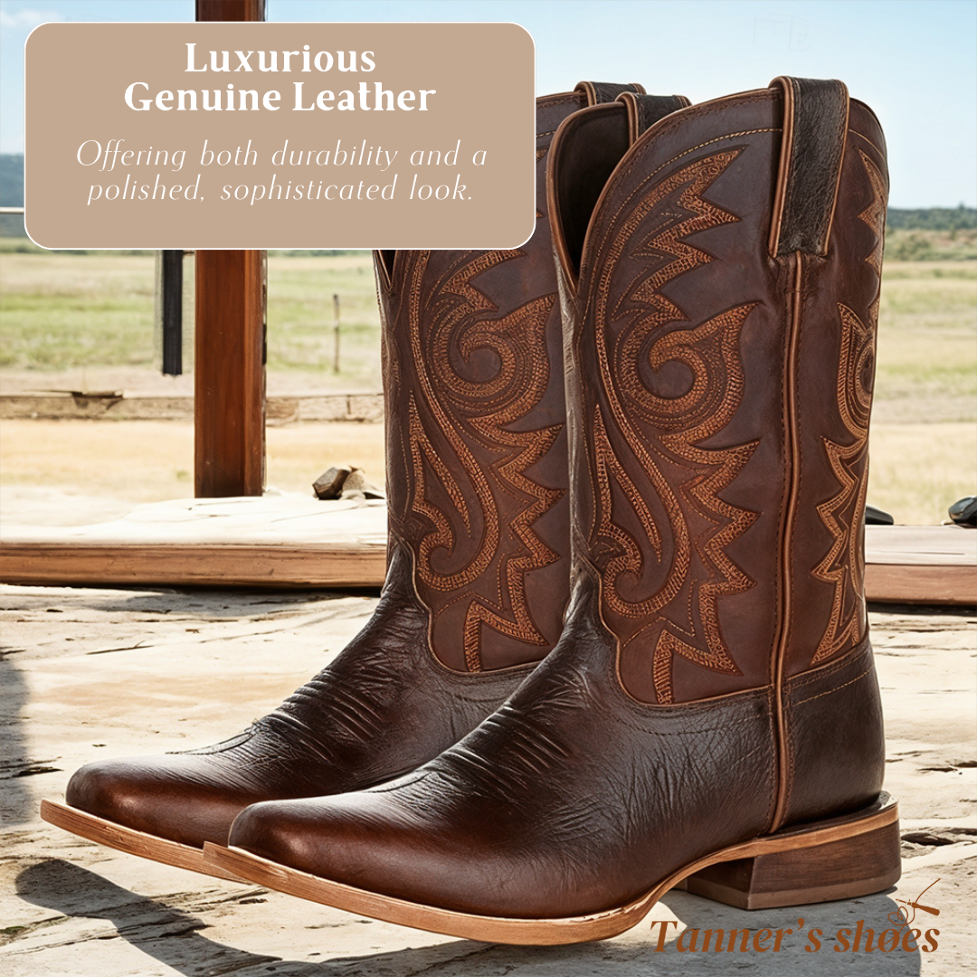 Rustic Embroidery Midcalf Boots