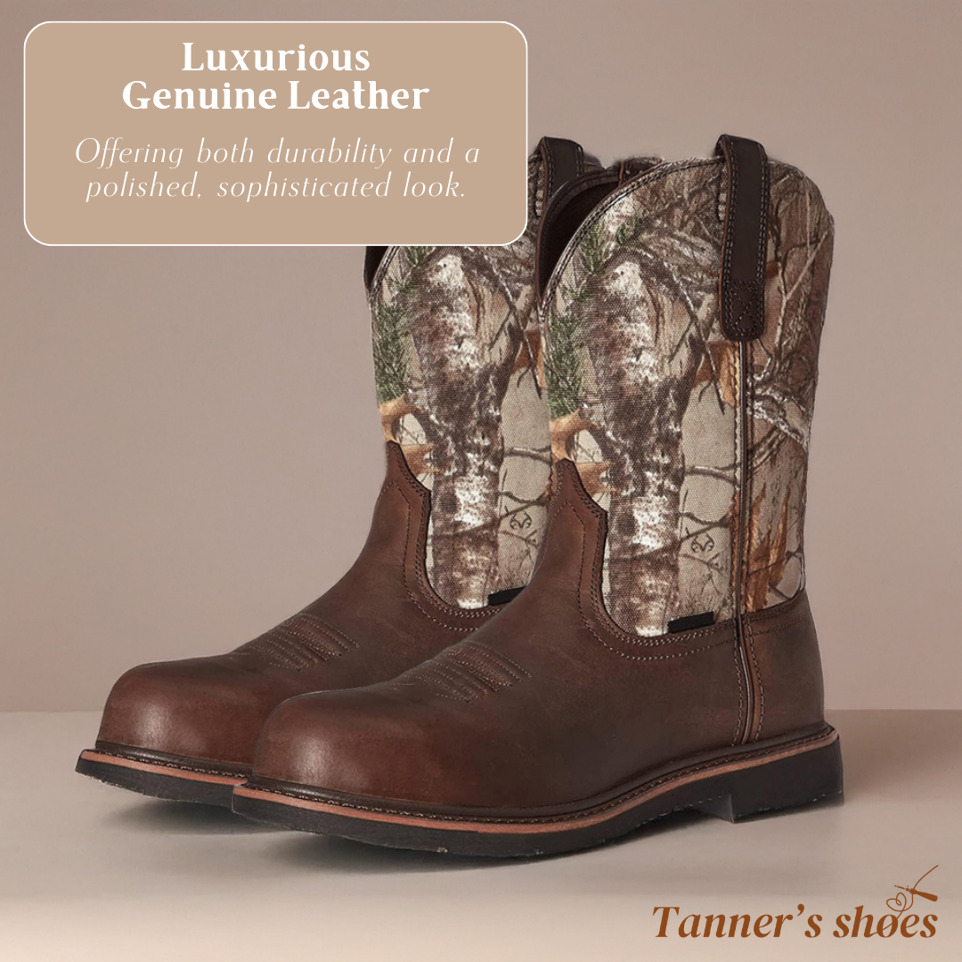 Vintage-Inspired Men's Leather Boots