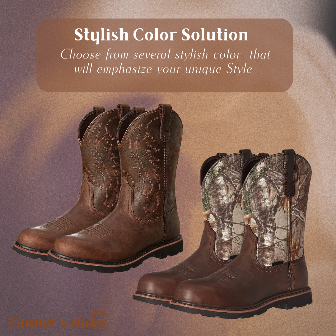 Vintage-Inspired Men's Leather Boots