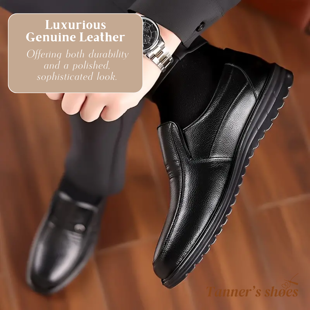Comfortable Cowhide Leather Loafer