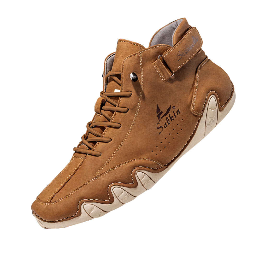 Collerina | Comfortable High Shoes Made of Faux Leather