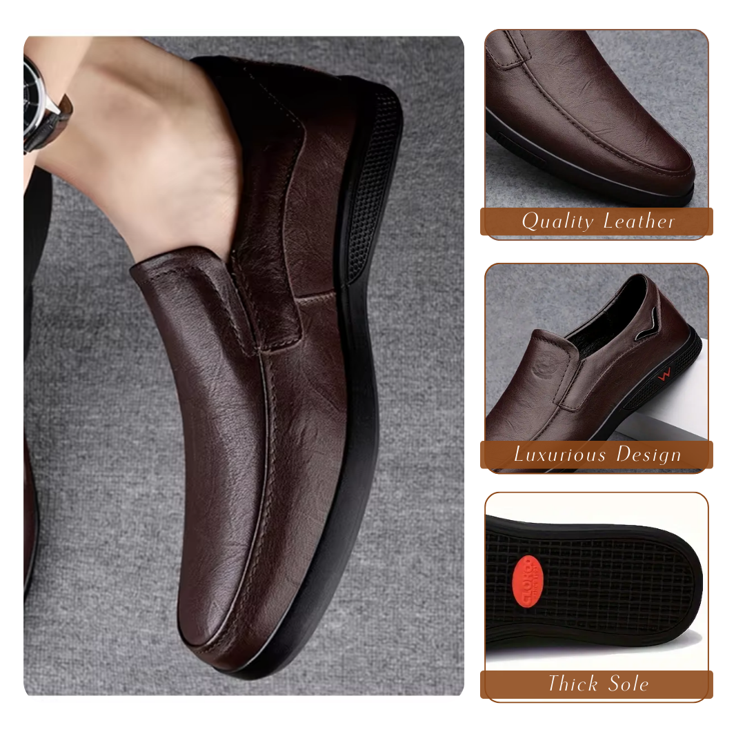 Casual Leather Slip-on Shoes