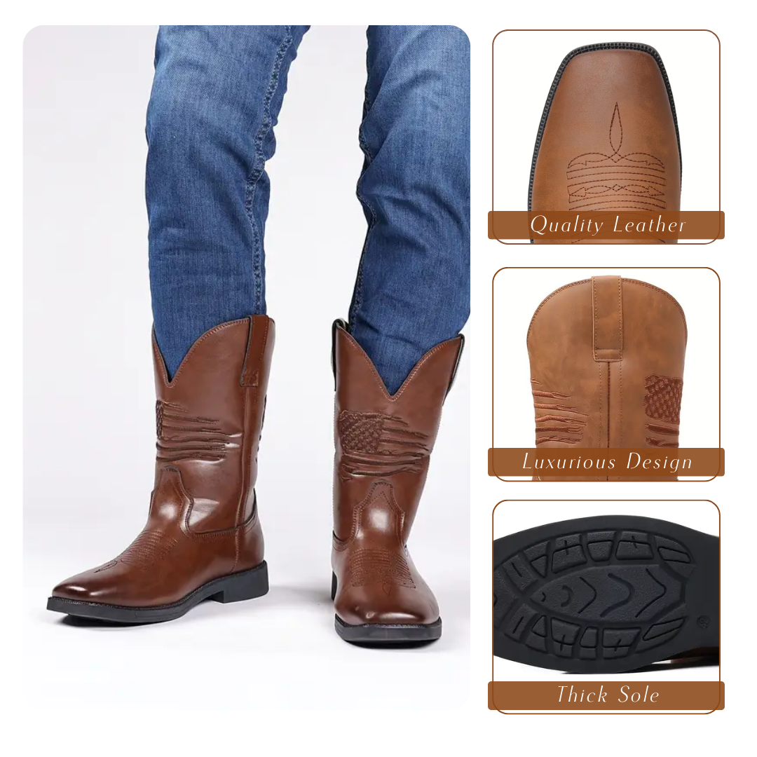 Western Style Stitched Boots