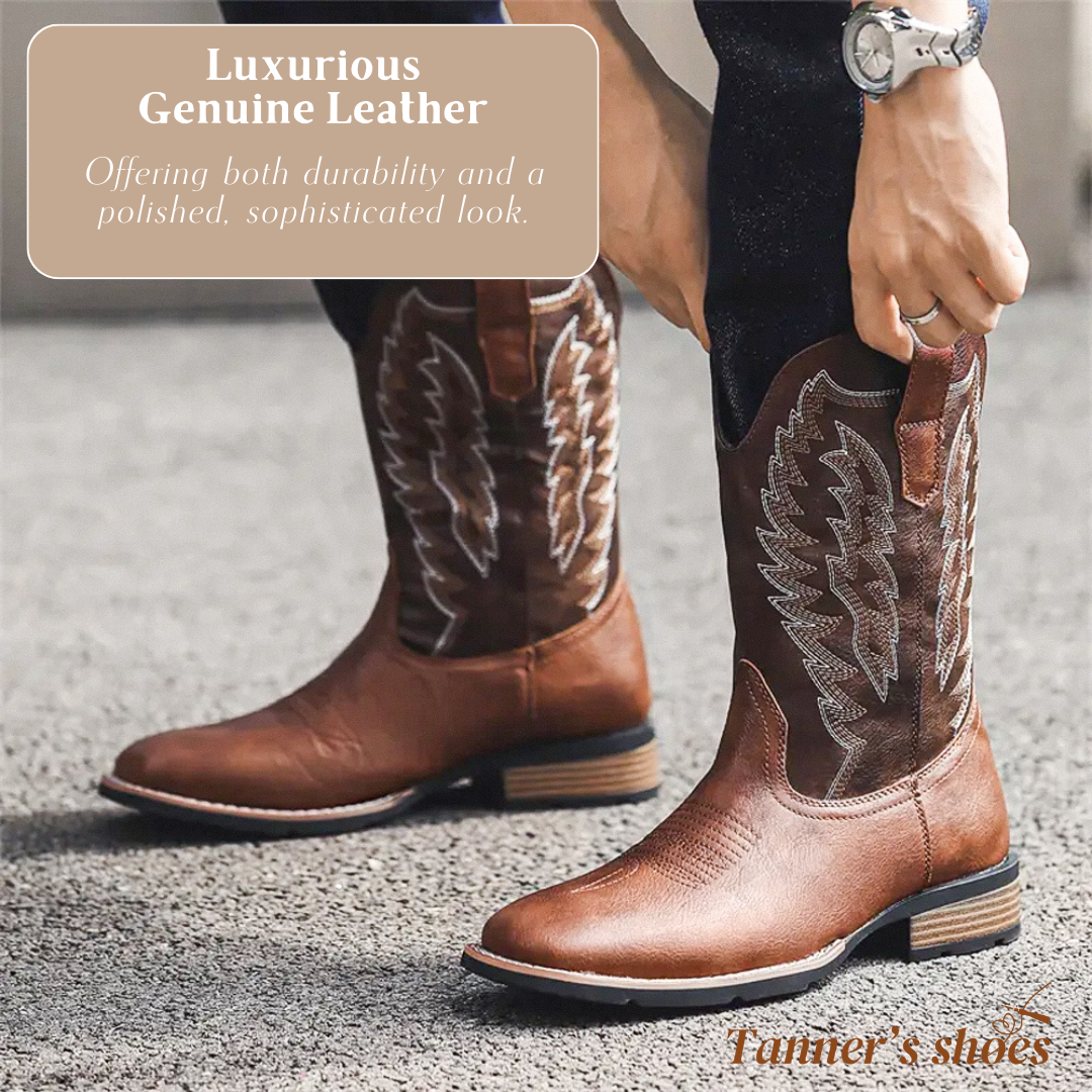Classic Mid-calf Western Boots