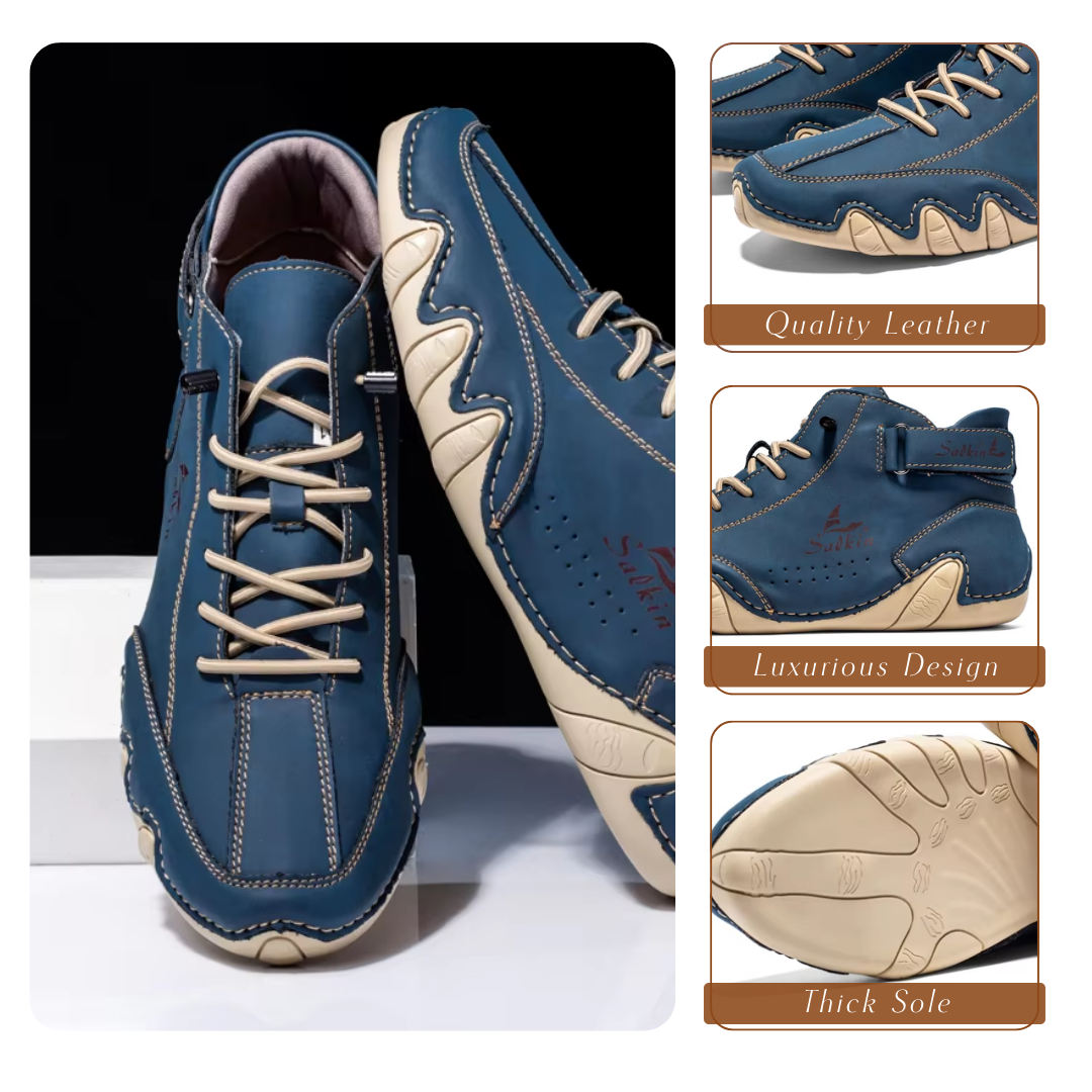 Collerina | Comfortable High Shoes Made of Faux Leather