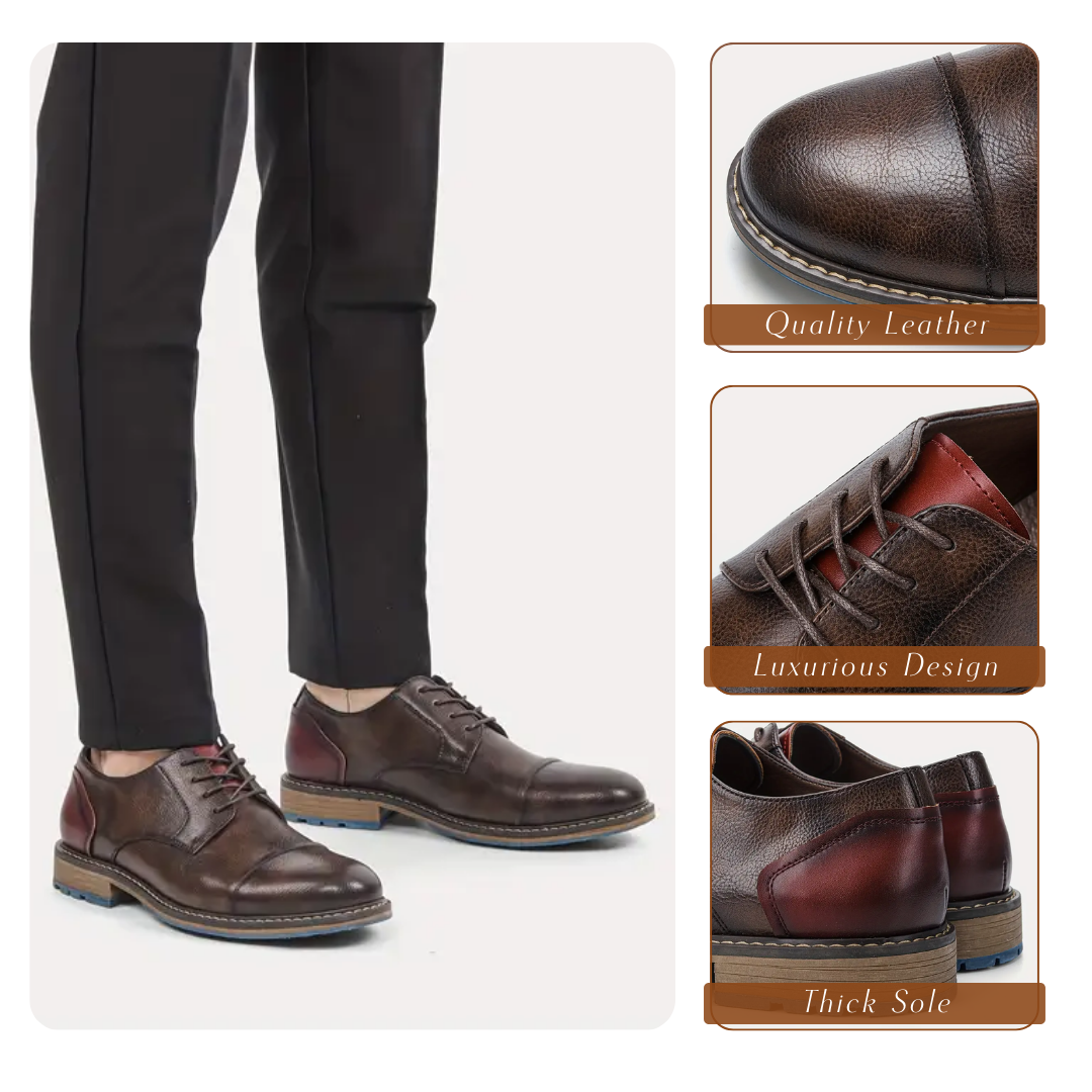Large Sizes Men's Shoes with Solid Color