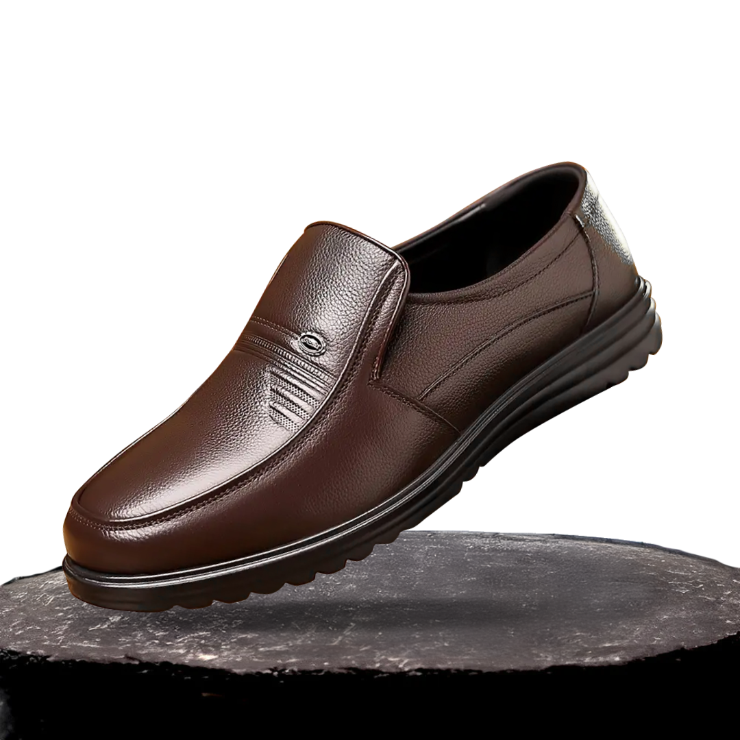 Comfortable Cowhide Leather Loafer