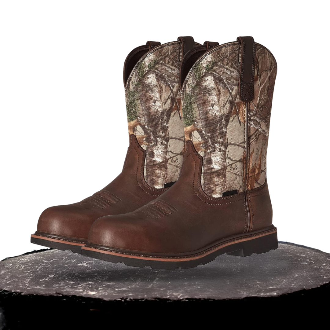 Vintage-Inspired Men's Leather Boots