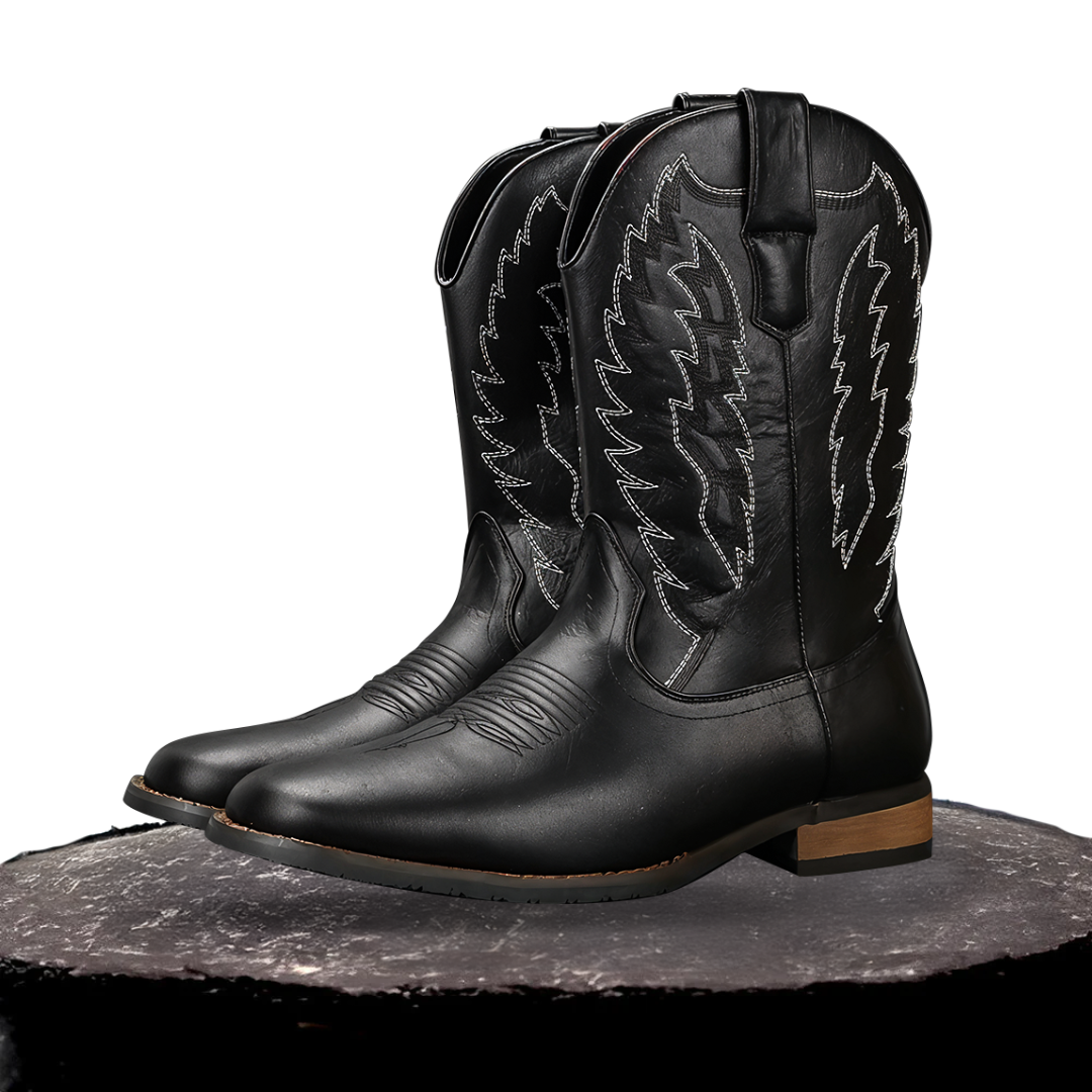 Classic Mid-calf Western Boots
