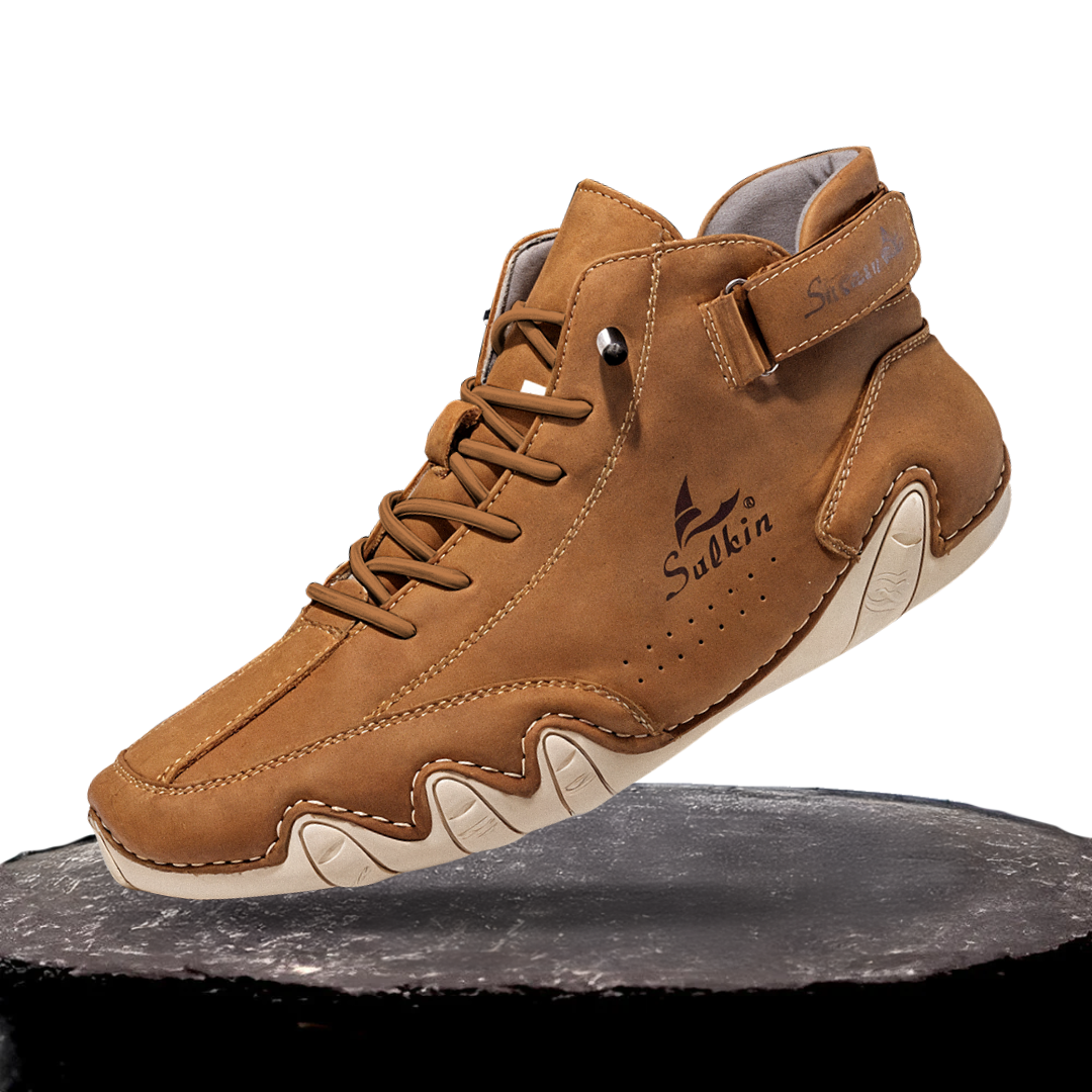 Collerina | Comfortable High Shoes Made of Faux Leather