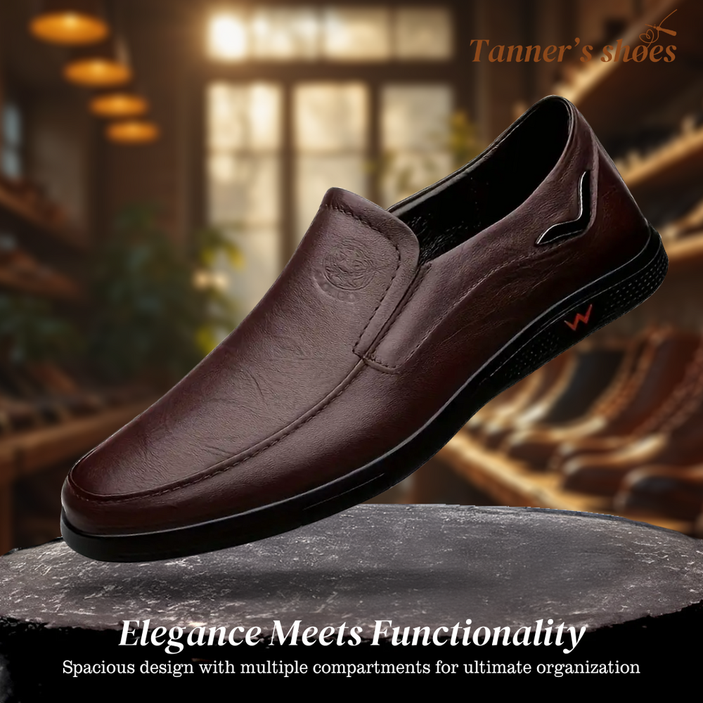 Casual Leather Slip-on Shoes