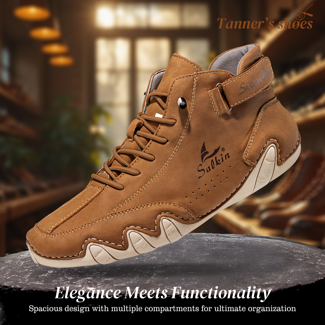 Collerina | Comfortable High Shoes Made of Faux Leather