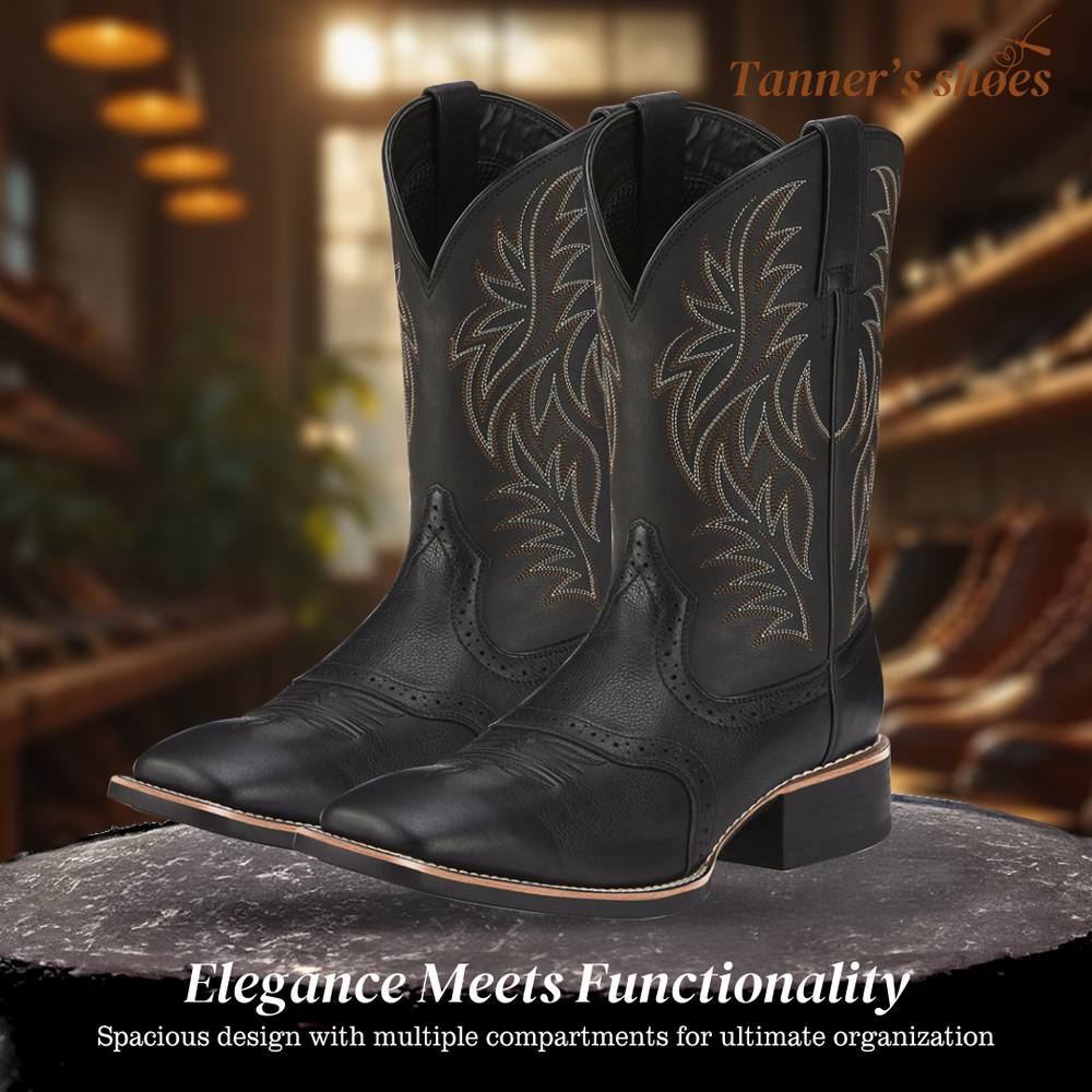 Midcalf Embroidered Cowboy Boots