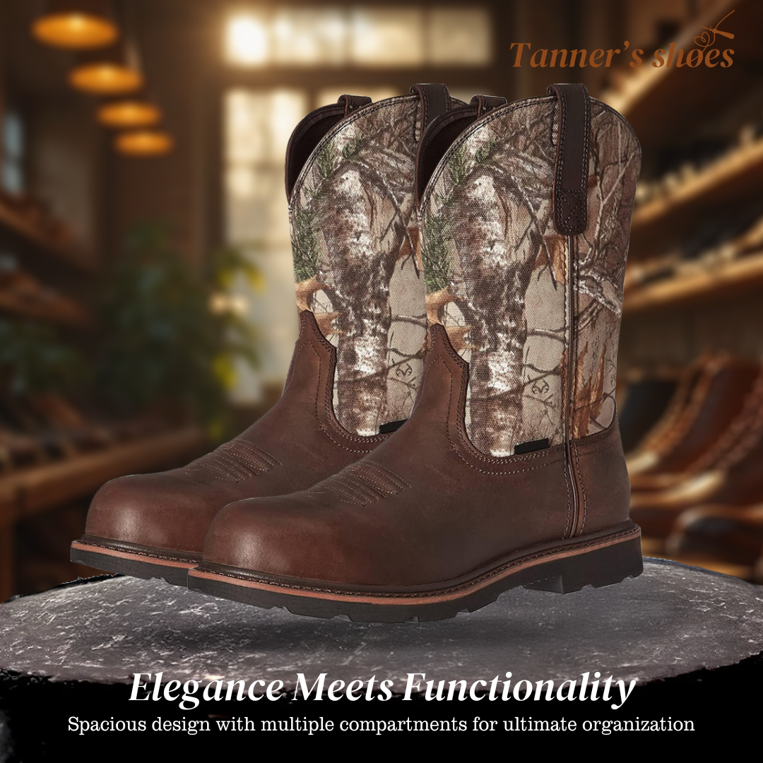 Vintage-Inspired Men's Leather Boots