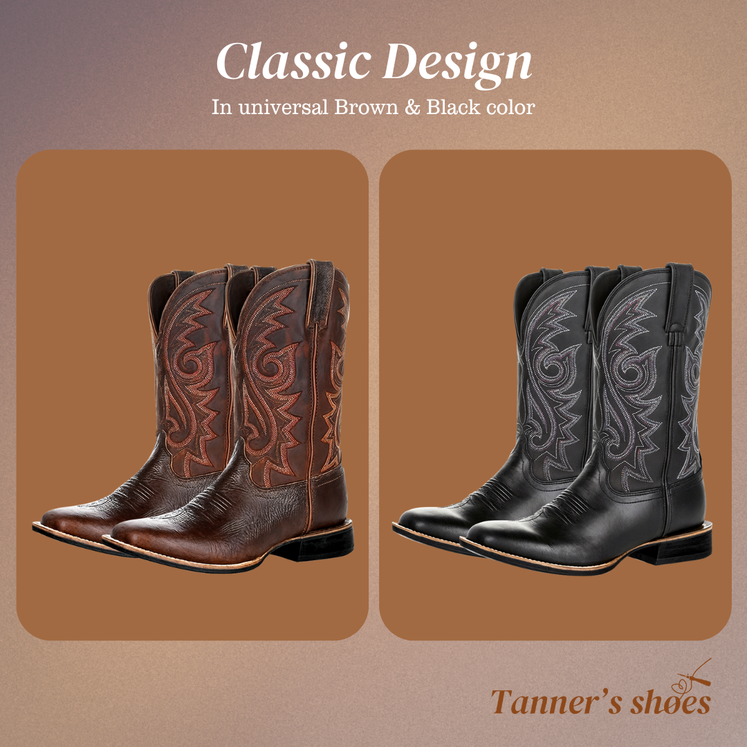 Rustic Embroidery Midcalf Boots