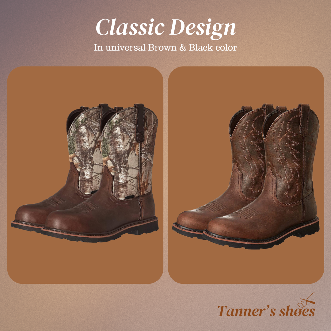 Vintage-Inspired Men's Leather Boots