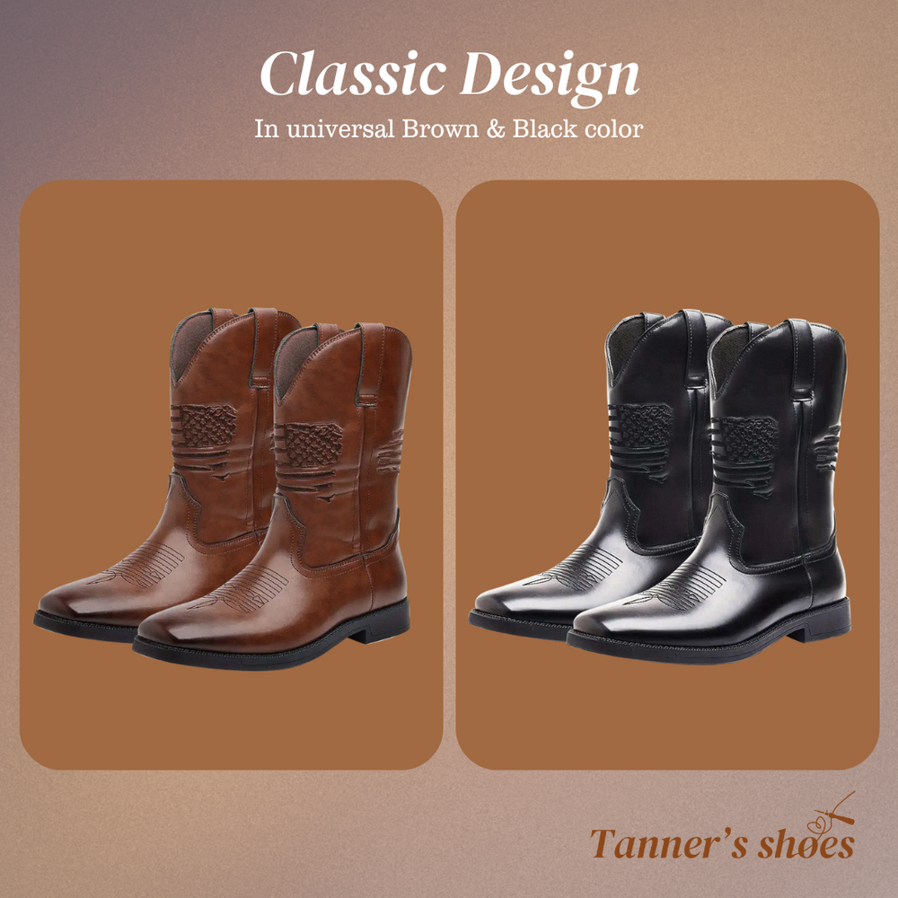 Western Style Stitched Boots