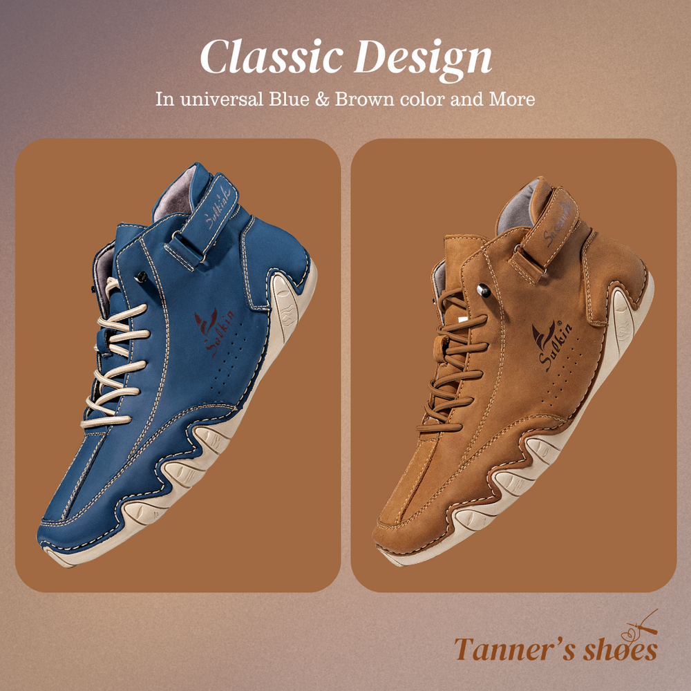 Collerina | Comfortable High Shoes Made of Faux Leather