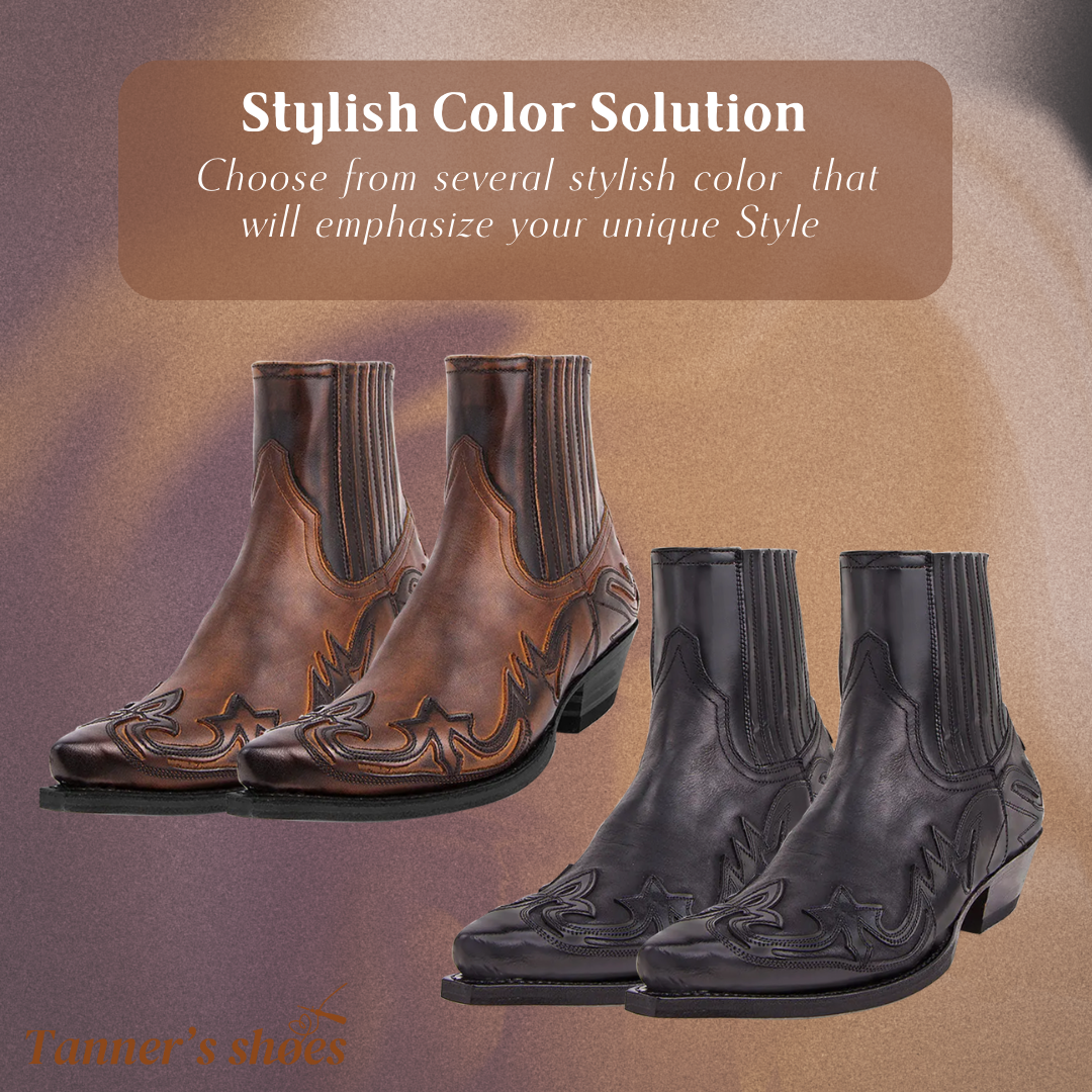 Classic Low Cut Cowboy Boots