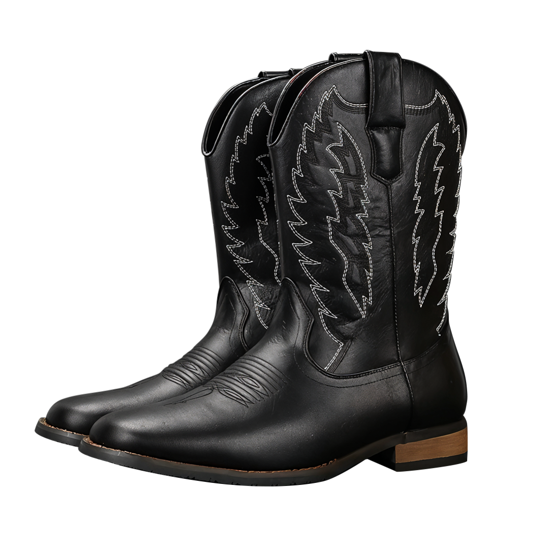 Classic Mid-calf Western Boots