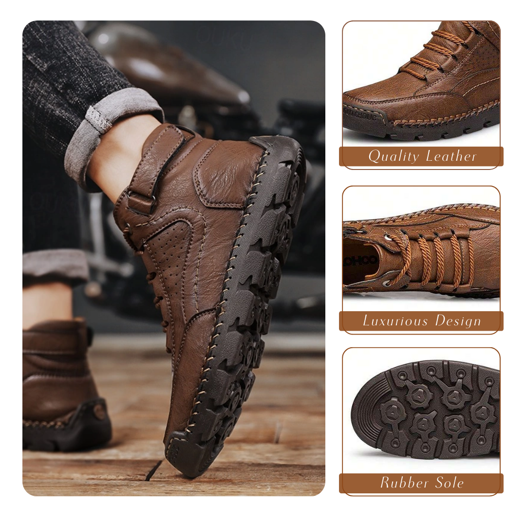 Charles | PU Leather Hiking Shoes