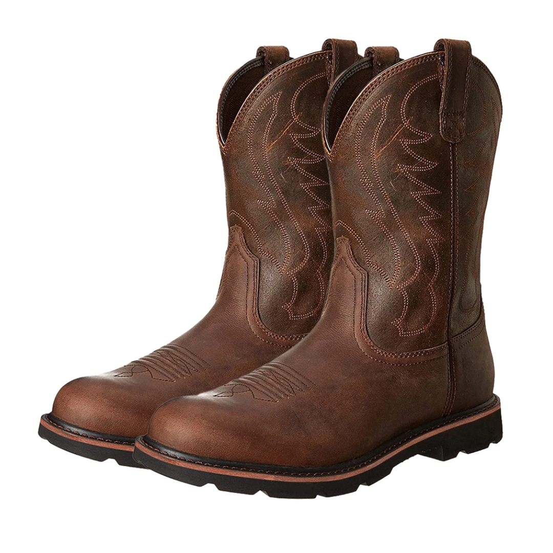 Vintage-Inspired Men's Leather Boots
