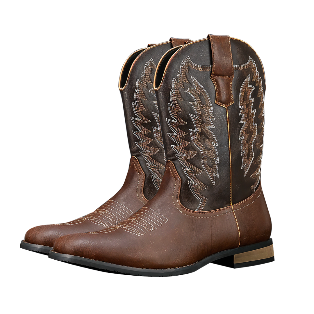 Classic Mid-calf Western Boots