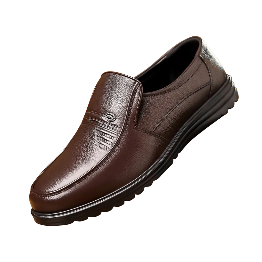 Comfortable Cowhide Leather Loafer