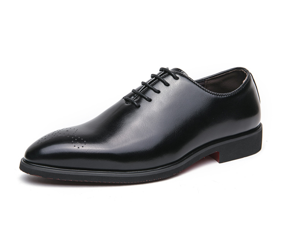 Cow Leather Upper Plain Toe Oxford Shoes